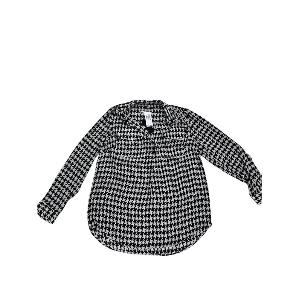 NWT premise Studio houndstooth top sz 10